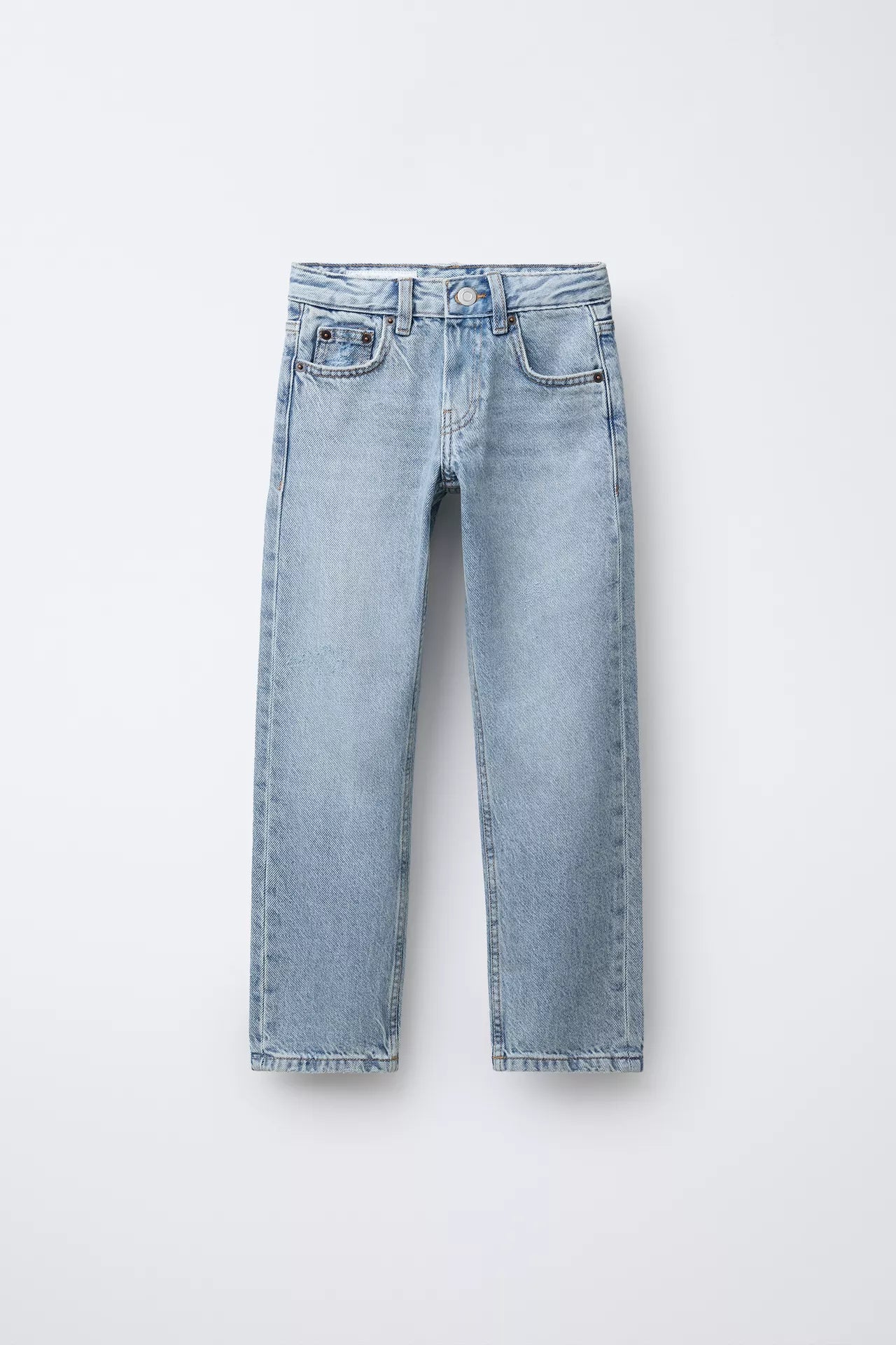 STRAIGHT LEG JEANS - LIGHT DENIM