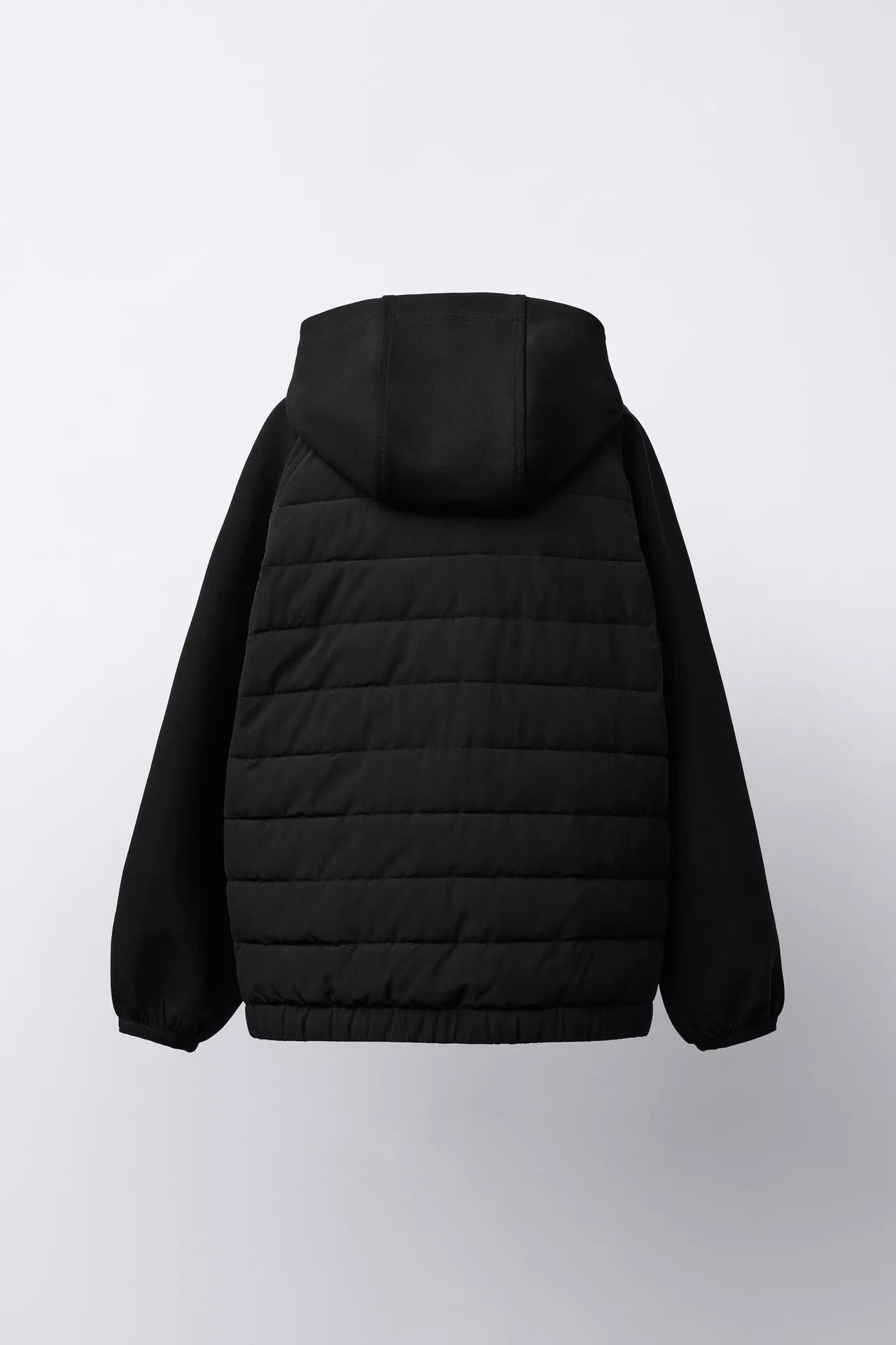 LIGHTWEIGHT HYBRIDGE JACKET - BLACK