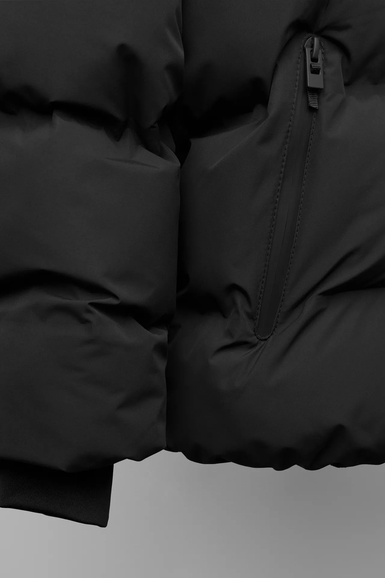 ESSENTIAL PUFFER COAT - BLACK