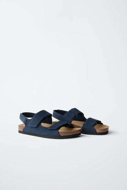 CROSSOVER SANDALS - NAVY