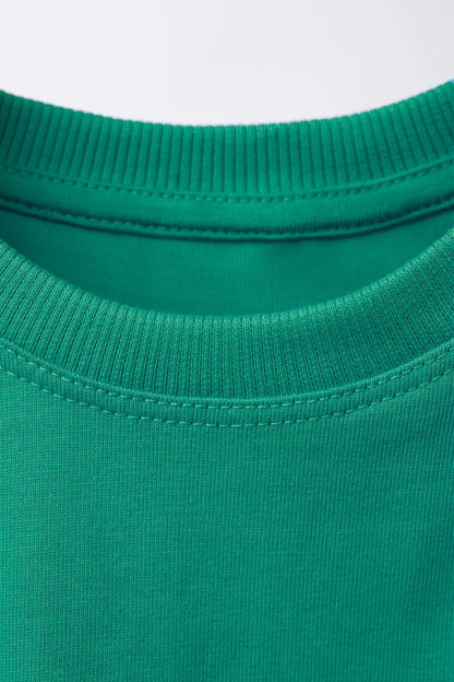 BASIC POCKET LOOK T SHIRT - SAGE