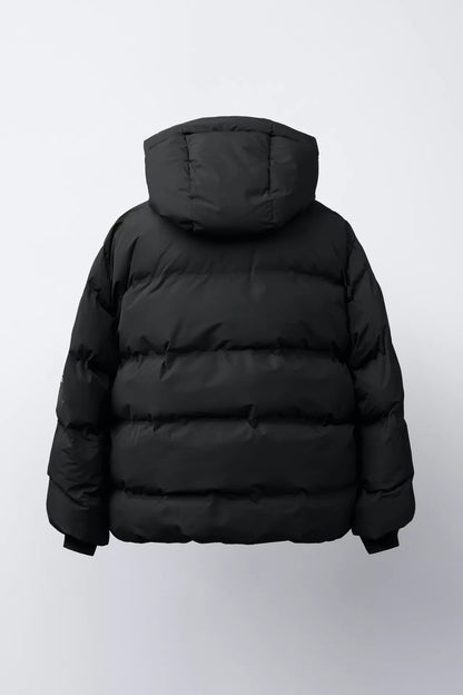 ESSENTIAL PUFFER COAT - BLACK