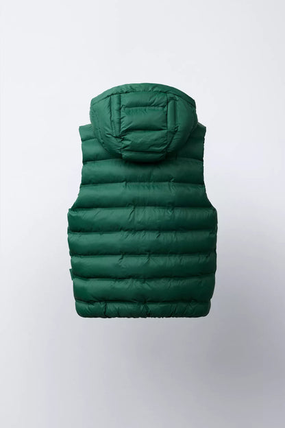 ESSENTIAL GILET - FOREST GREEN
