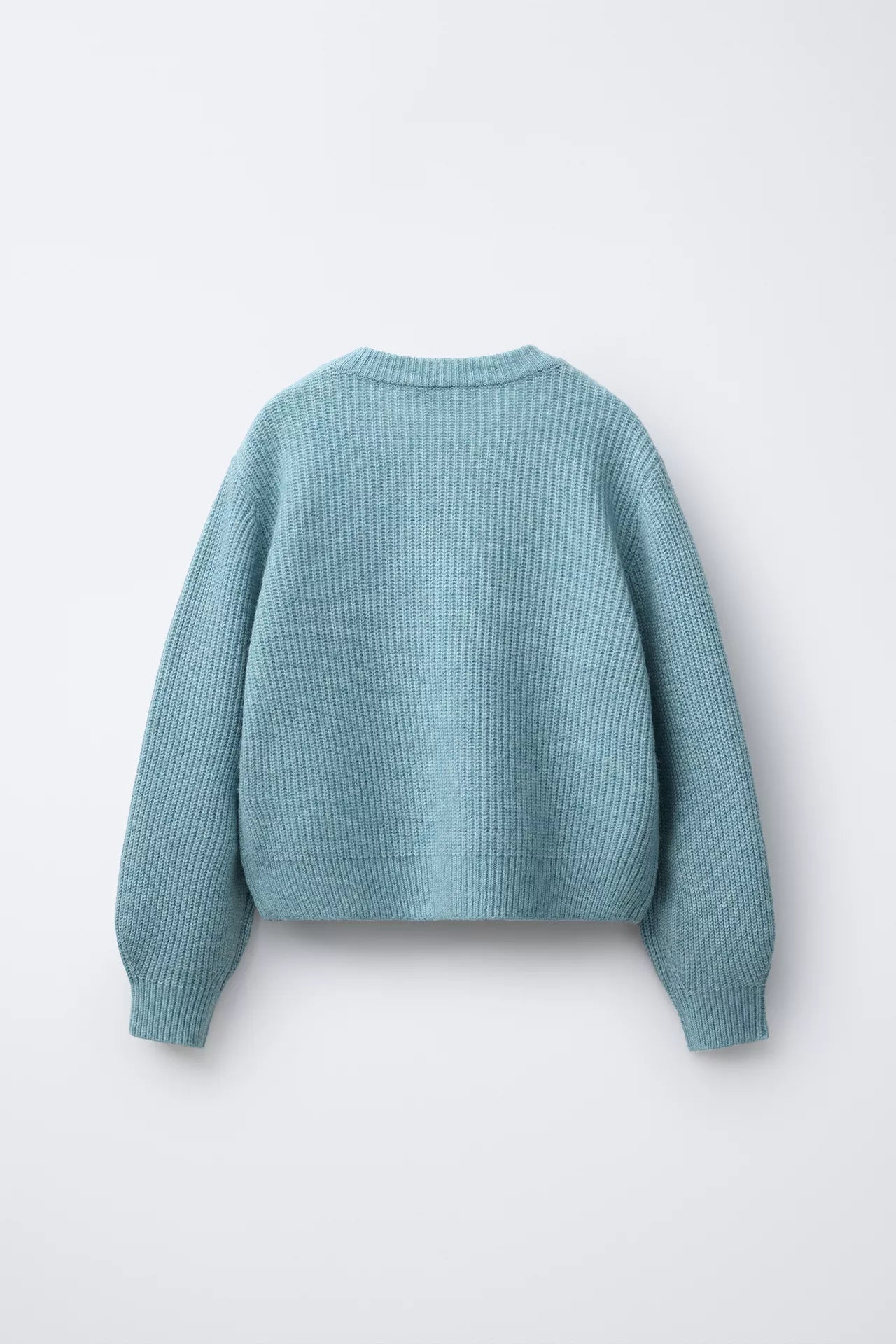 BASIC KNIT SWEATER - BLUE