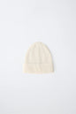 KNIT BEANIE - OFF WHITE