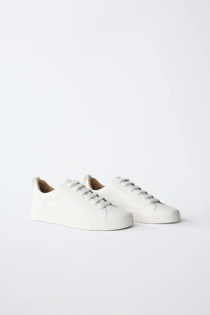 SMART LEATHER TRAINER - WHITE