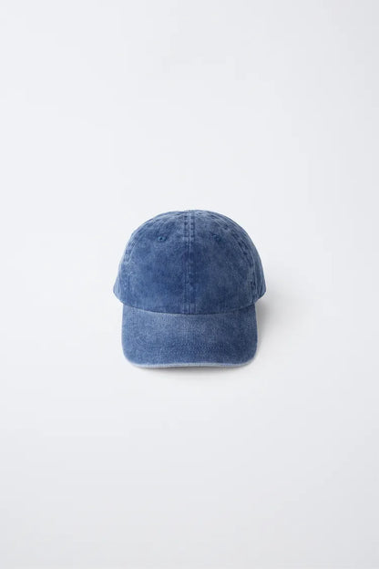 WASHED ESSENTIAL CAP - BLUE