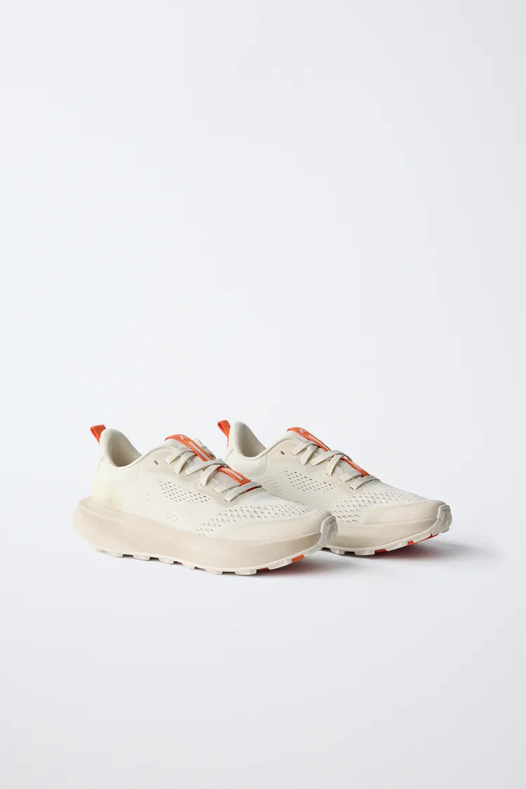 RUNNER TRAINER - OFF WHITE / ORANGE
