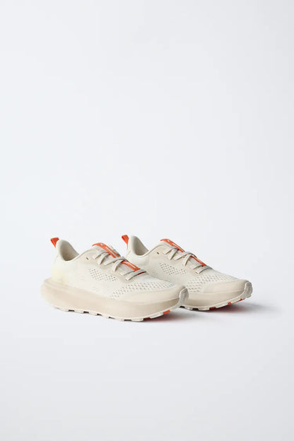 RUNNER TRAINER - OFF WHITE / ORANGE