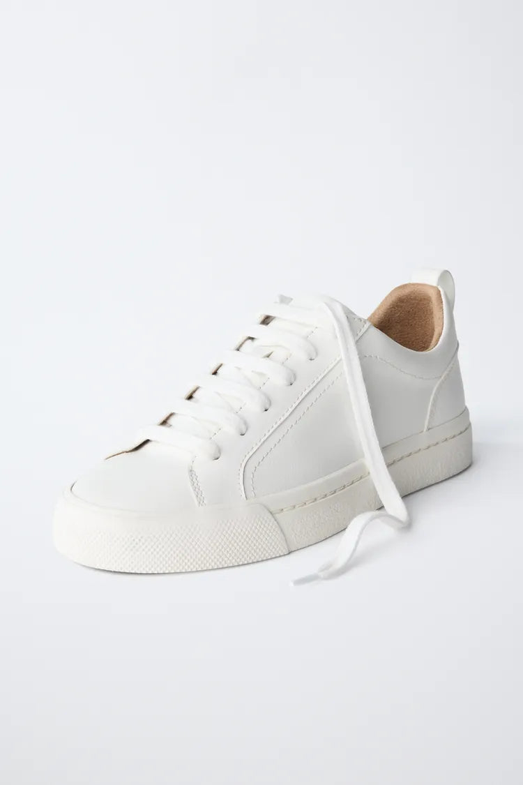 SMART LEATHER TRAINER - WHITE