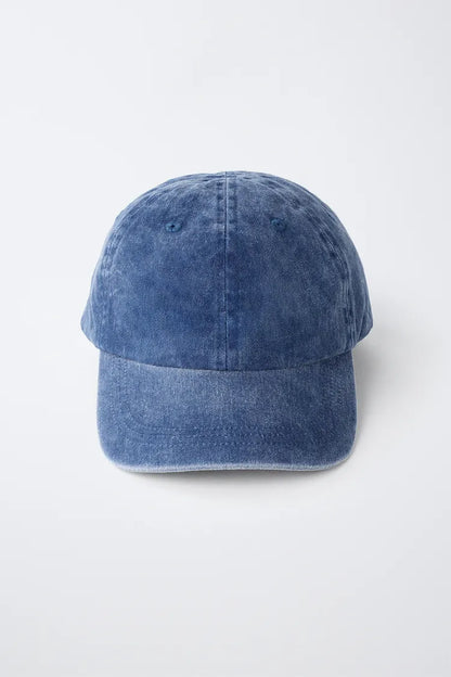 WASHED ESSENTIAL CAP - BLUE