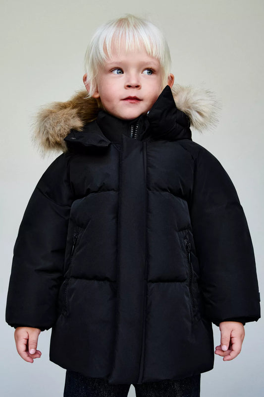 PUFFER JACKET - BLACK