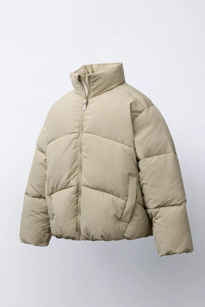 PUFFER JACKET - BEIGE