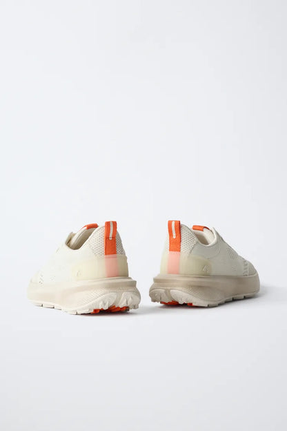 RUNNER TRAINER - OFF WHITE / ORANGE
