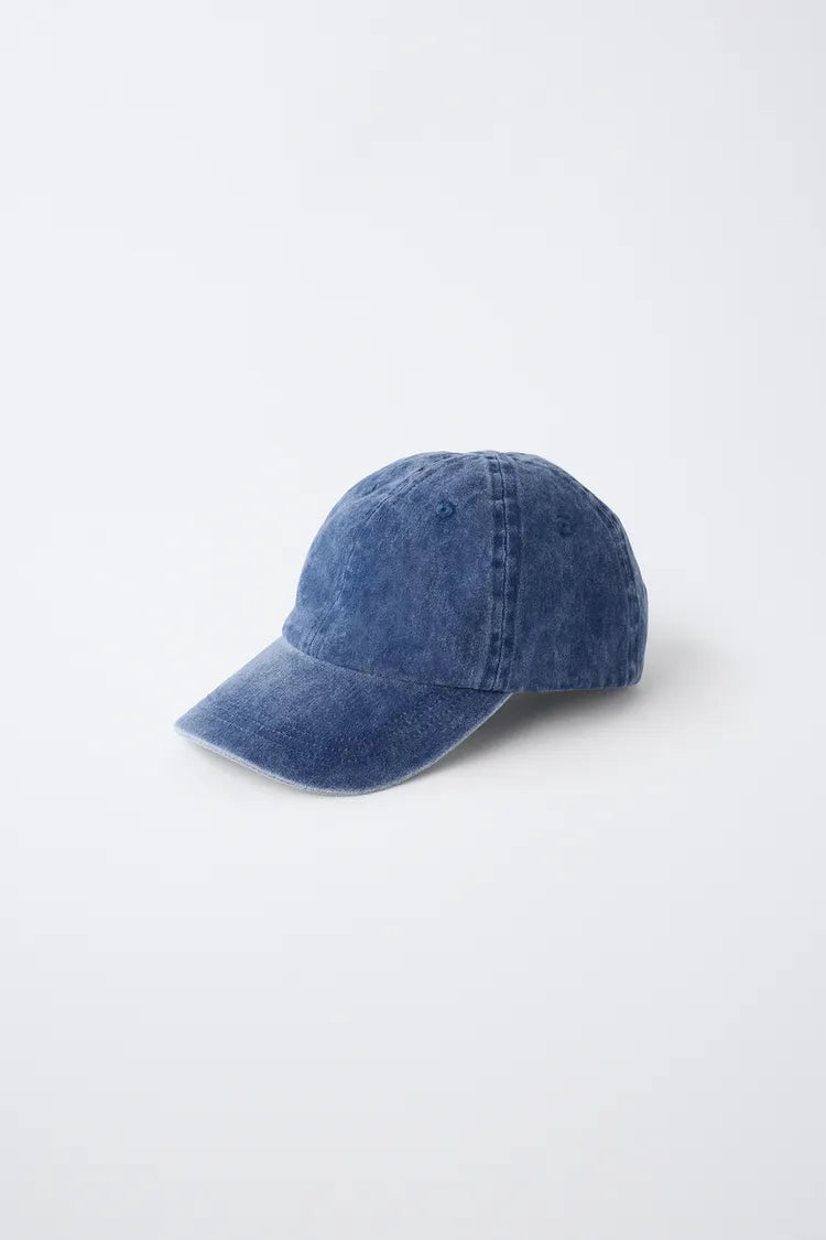 WASHED ESSENTIAL CAP - BLUE