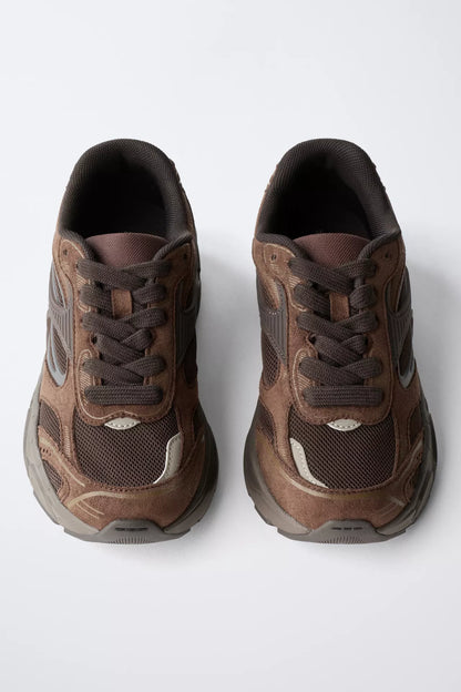 RUNAWAY TRAINER - BROWN