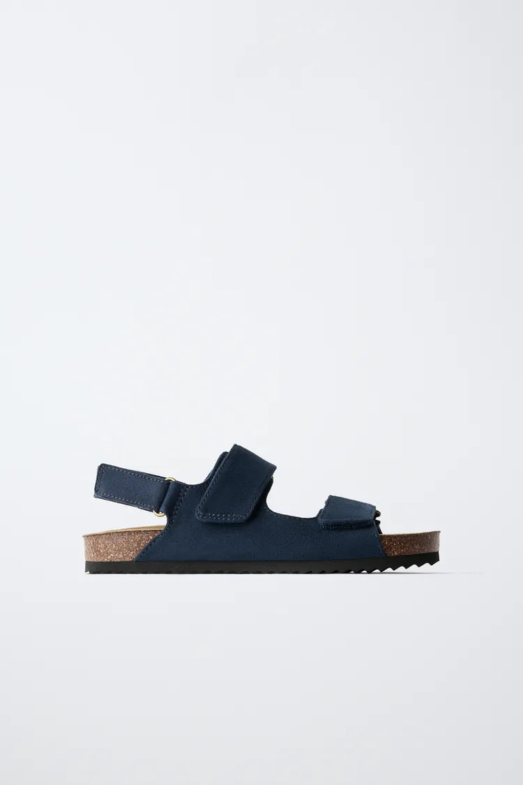 CROSSOVER SANDALS - NAVY
