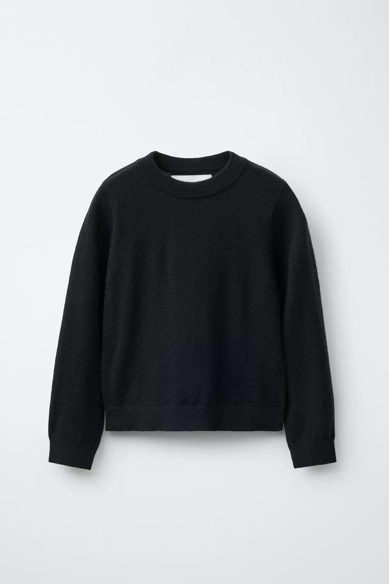 BASIC KNIT JUMPER - BLACK