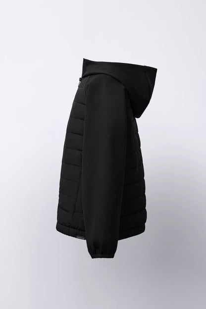 LIGHTWEIGHT HYBRIDGE JACKET - BLACK