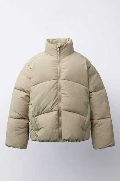 PUFFER JACKET - BEIGE